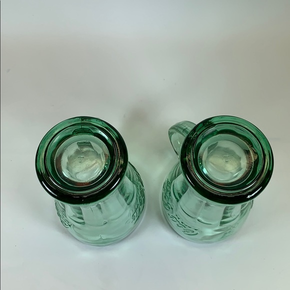 Libbey vintage Coca Cola Green Glass mugs heavy - Picture 8 of 8